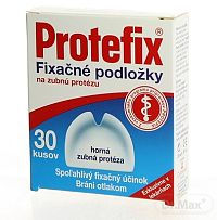 Protefix Fixačné podložky na hornú zubnú protézu fixačná podložka 1x30 ks