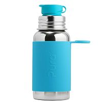 Pura nerezová fľaša so športovým uzáverom 550ml 1 ks, farba aqua