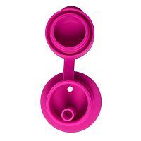 Pura silikónový športový uzáver so slamkou 1 kus - ružová