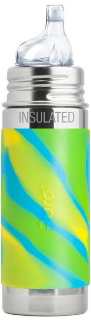 Pura TERMO fľaša s náustkom 260ml 1 ks, farba zelená-aqua