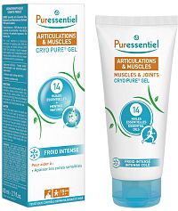 PURESSENTIEL Chladivý Cryo Gél na boľavé svaly a kĺby 1×80 ml, gél na boľavé svaly a kĺby