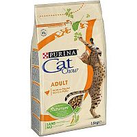 Purina Cat Chow Adult s Kuraťom a morkou 1×1,5 kg, granule pre mačky