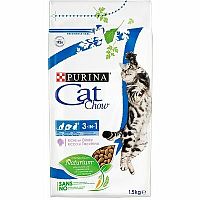 Purina Cat Chow Feline 3in1 1×1,5 kg, granule pre mačky