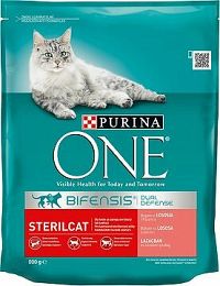 Purina ONE 800g Sterilcat s lososom a pšenicou 1×800 g, pre mačky