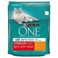 Purina ONE Sterilcat s Bohaté na kura a pšenicu 800 g
