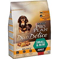 Purina Pro Plan DUO DELICE Small & Mini Adult hovädzie 2,5 kg