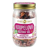 Purity Vision Bio Ružová Kúpeľová Soľ 400g 1×1 ks
