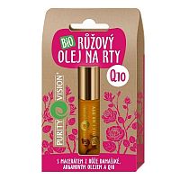 Purity Vision Bio Ružový Olej Na Pery 10ml 1×1 ks