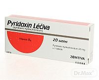 Pyridoxin Léčiva tbl 20 mg (blis. PVC/Al) 1x20 ks
