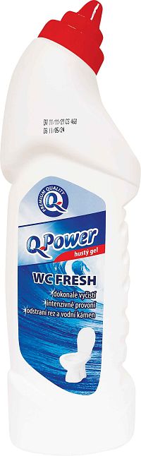 Q Power WC čistič 750ml Fresh 1×750 ml čistič