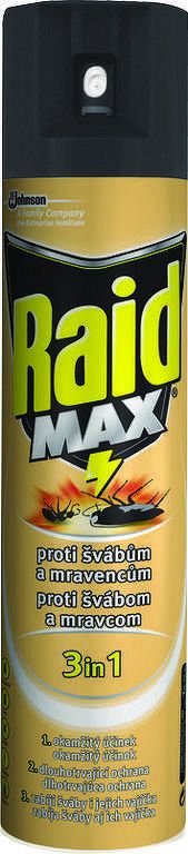 Raid sprej MAX na lezúci hmyz 400 ml