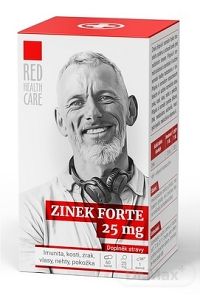 RED HEALTH CARE ZINOK FORTE 25 mg tbl 1x60 ks
