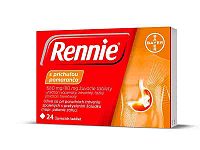 Rennie® Orange 24 žuvacích tabliet