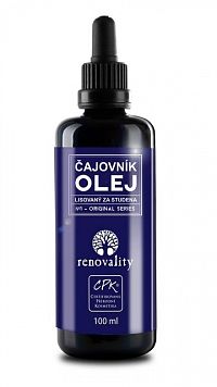 Renovality Čajovník čínsky olej za studena lisovaný 100 ml