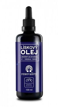 Renovality lieskový olej za studena lisovaný 100 ml