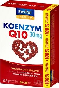 Revital KOENZÝM Q10 30 mg + VITAMÍN E + SELÉN cps 30+30 (100% ) (60 ks)