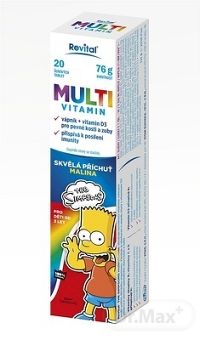 Revital MULTIVITAMÍN The Simpsons 1×20 tbl, s príchuťou maliny