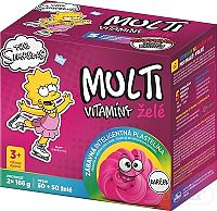 Revital MULTIVITAMÍNY The Simpsons LISA želé 2x50 (100 ks) + Darček zábavná plastelína, 1x1 set