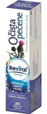 Revital Očista pečene šumivý tbl eff s príchuťou čierna ríbezľa 1x20 ks