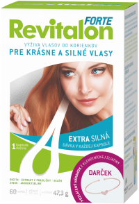 Revitalon FORTE 60cps + náramok 1×1 set, extra silná dávka v každej kapsule + darček