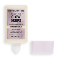 Revolution Bright Light Glow Drops Golden Star Dew Rozjasňovač 23 ml