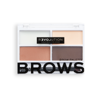 Revolution Relove Colour Cult paleta pre líčenie obočia Medium 3,2 g