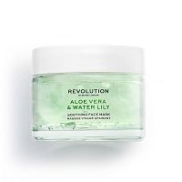 Revolution Skincare Aloe Vera & Water Lily Soothing maska na tvár 1×1 ks