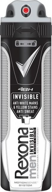Rexona deodorant men Invisible Black & White 150 ml