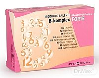 RosenPharma B-Komplex FORTE Rodinné balenie 1×100 ks, dražé
