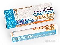 RosenPharma ZINOK, MAGNESIUM, CALCIUM 1×20 tbl, doplnok výživy