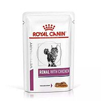 ROYAL CANIN VHN CAT RENAL CHICKEN kapsička 85g vlhké krmivo s kuracím mäsom pre mačky pri chronickom ochorení obličiek