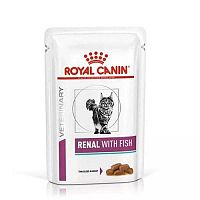 ROYAL CANIN VHN CAT RENAL FISH kapsička 85g vlhké krmivo s rybacím mäsom pre mačky pri chronickom ochorení obličiek