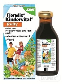 SALUS Floradix Kindervital fruity 1×250 ml, bylinný sirup