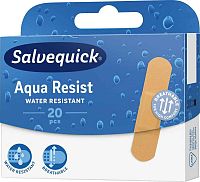 Salvequick SQ Aqua Resist Medium 1 velkost 1×20 ks, vode odolné leukoplasty