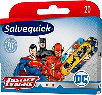 Salvequick SQ detske napl Justice League 1×20 ks, detské náplasti