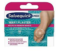 Salvequick SQ MED napl na bradavice 1×20 ks, náplasti na bradavice