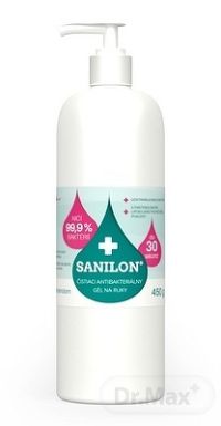 SANILON Čistiaci antibakteriálny gél na ruky 1×450 g, gél