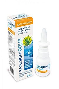 Sanorin Aqua ANTI-ALLERGY nosový sprej 1x20 ml