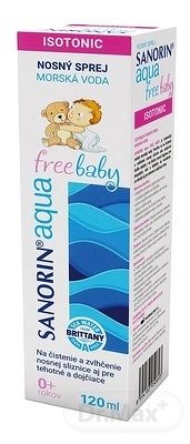 SANORIN Aqua free baby 1×120 ml, nosový sprej