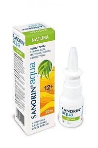 Sanorin Aqua NATURA nosový sprej 1x20 ml