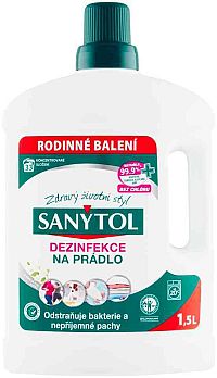 Sanytol Biele kvety Dezinfekcia na biele i farebné prádlo a práčky 1,5 l
