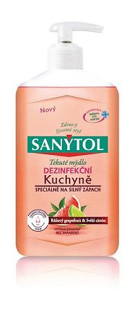 Sanytol dezinfekčné mydlo do kuchyne grapefruit & svieži citrón 250 ml