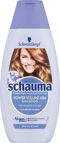 Schauma Power volume šampón s kolagénom na jemné a spľasnuté vlasy 400 ml