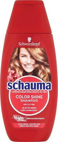 Schauma Strength Shine šampón pre farbené vlasy a ich lesk 400 ml