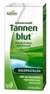 Schwarzwald Tannenblut pastilky na hrdlo 1x20 ks