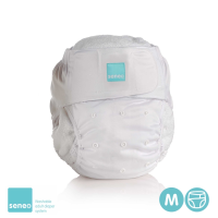 SENEO Vrchné plienkové nohavičky pre dospelých, Biele, Veľkosť M ADCPUL01M