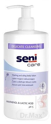 Seni Care Čistiaci a ošetrujúci telový lotion 1×500 ml, jemné čistenie