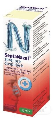 Septanazal sprej pre dospelých aer nao (fľ.HDPE s rozpr.) 1x10 ml
