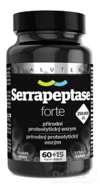 Serrapeptase forte 250 000 I.U. SALUTEM cps 60+15 (75 ks)