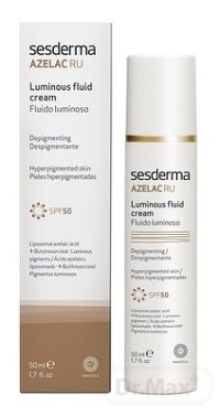 sesderma AZELAC RU Rozjasňujúca emulzia SPF 50 1×50 ml, rozjasňujúci krém s aktívnymi zložkami
